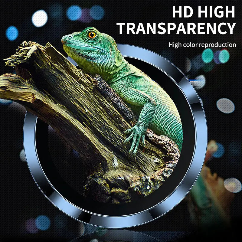 a lizard sitting on a branch with the words high transparency
