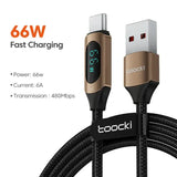 hoca fast charger cable for iphone and android