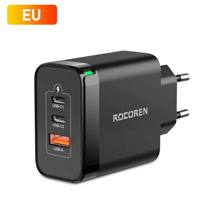 hoceren usb charger with dual usb port