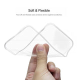 a hand holding a clear plastic case