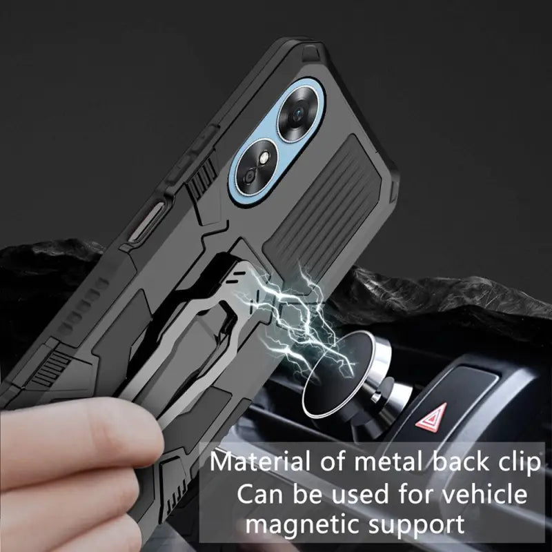 a hand holding a gun with the text metal metal back clip can be used for vehicle