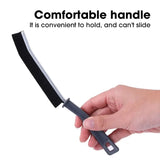 a hand holding a knife with the words control handle