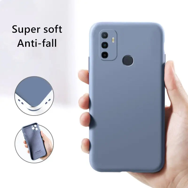 a hand holding a phone case with the cover open