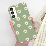 daisy pattern phone case