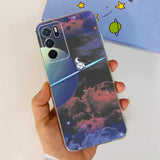 a person holding a phone case with a space theme