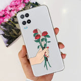 a hand holding a flower phone case