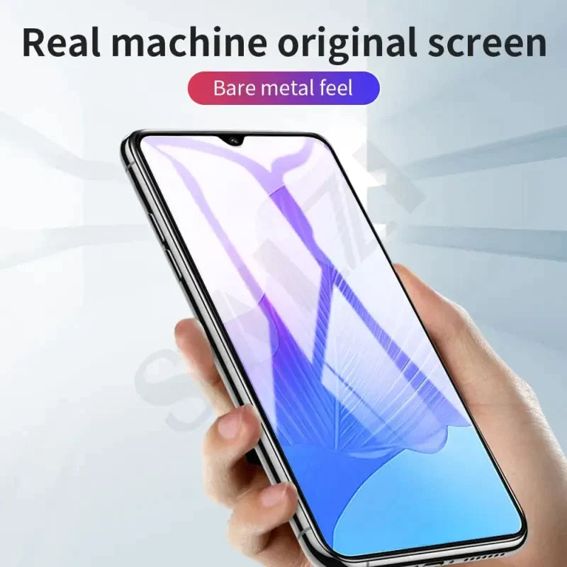a hand holding a phone with the text real machine