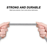 a hand holding a measuring tape with the words strong and durable