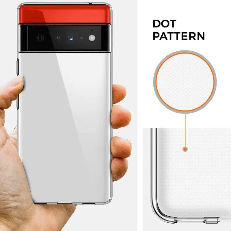 the back and side of a smartphone with a button on it