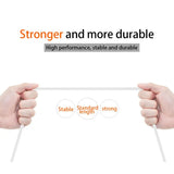 someone holding a white stick with a text that says stronger and more durable