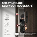 Home security system advertisement.