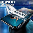 honor 9 lite smartphone with a glass screen protector