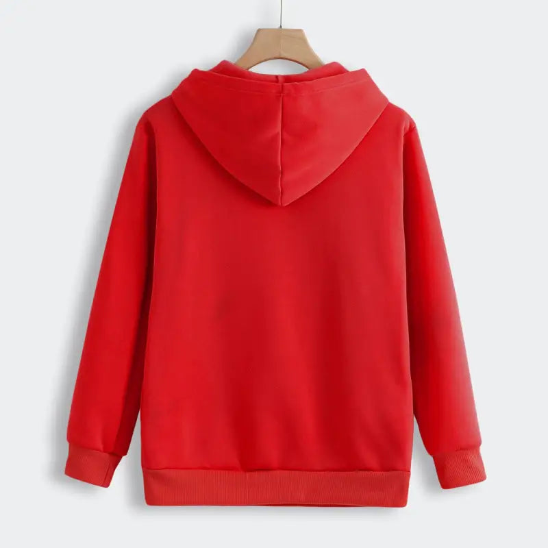 red hoodie sweatshirt with hoodie