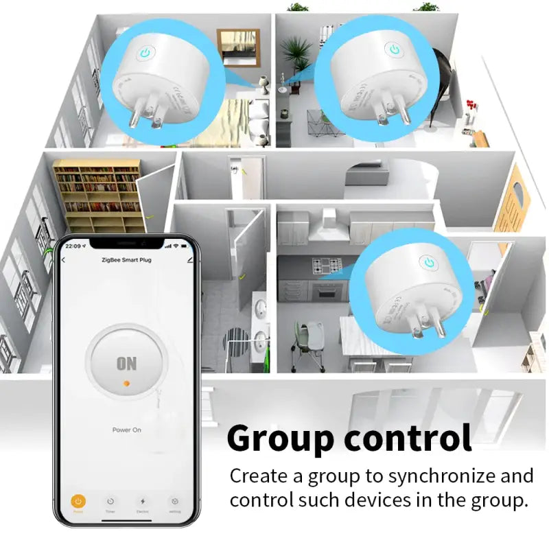 a house with a smart home security system