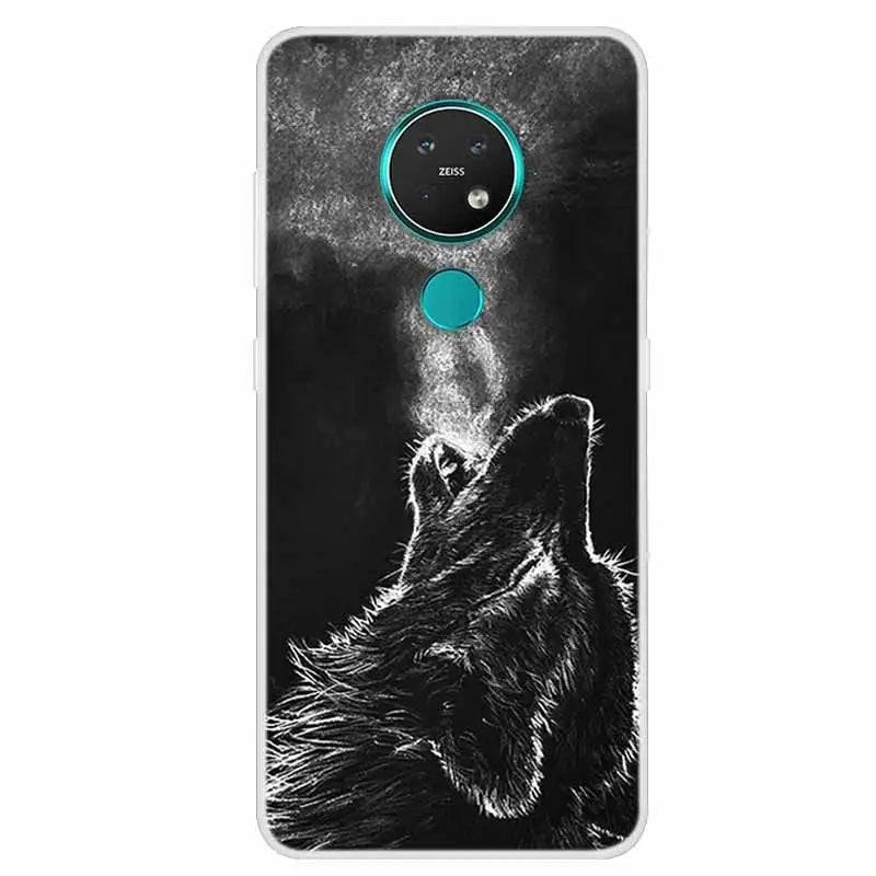 the howling wolf back cover for motorola motoo