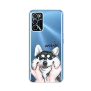 a husky dog with a heart on his face phone case