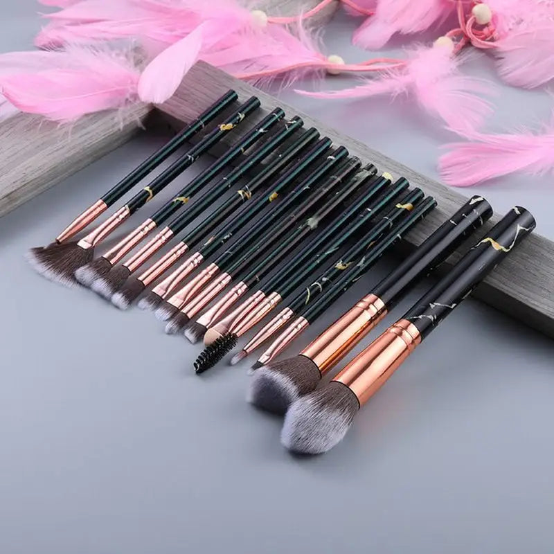12 pcs makeup brush set with case
