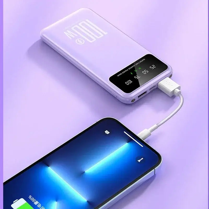 an illustration of a charging device with a phone and a charger