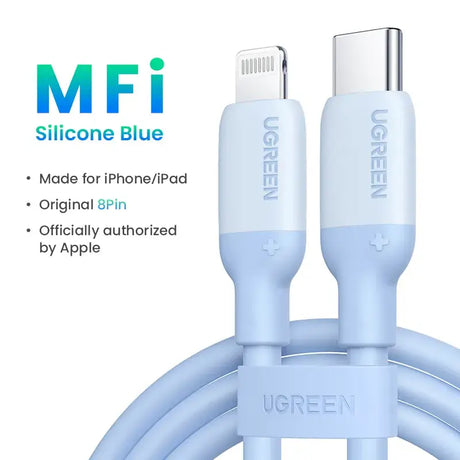 An image of a blue usb cable