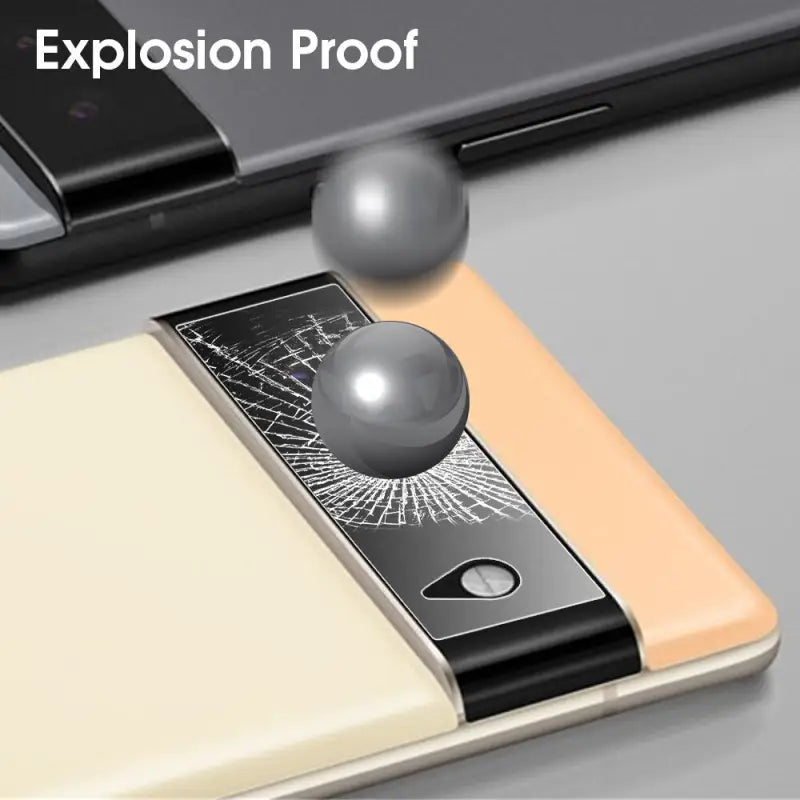 an iphone with a ball on it