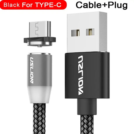 an image of a close up of a usb cable with a black cable plug