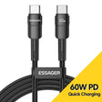an image of a close up of a usb cable with a yellow background
