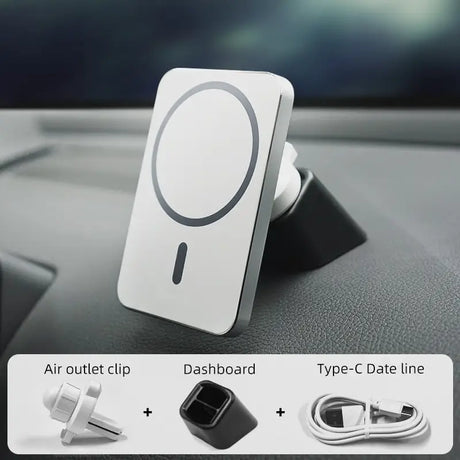 an image of a car dashboard with a phone and a car dashboard