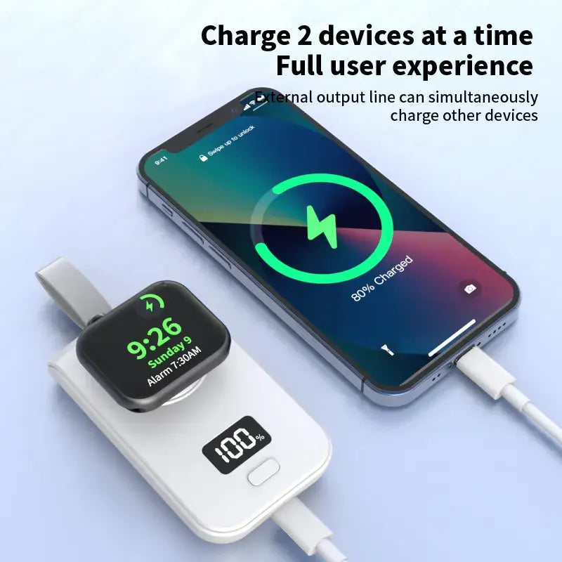 an image of a charging device with a charging cable