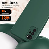 an image of a green phone case with a hand holding it