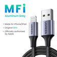 An image of an iphone charger cable