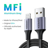 An image of an iphone charger cable