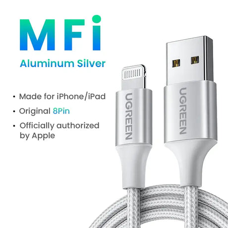 An image of an iphone charger cable