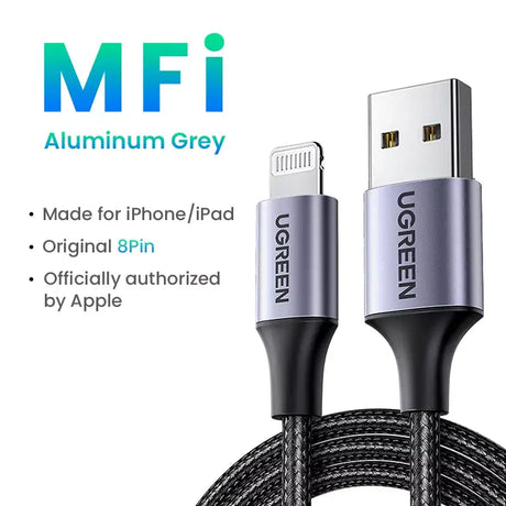 An image of an iphone charger cable