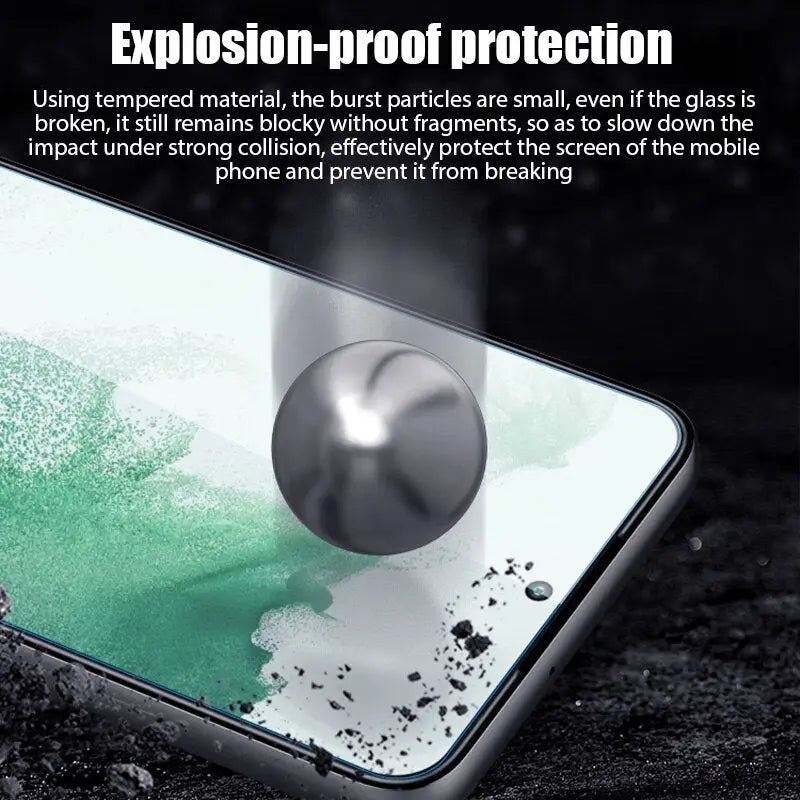 the glass screen protector is a great way to protect your phone from scratches