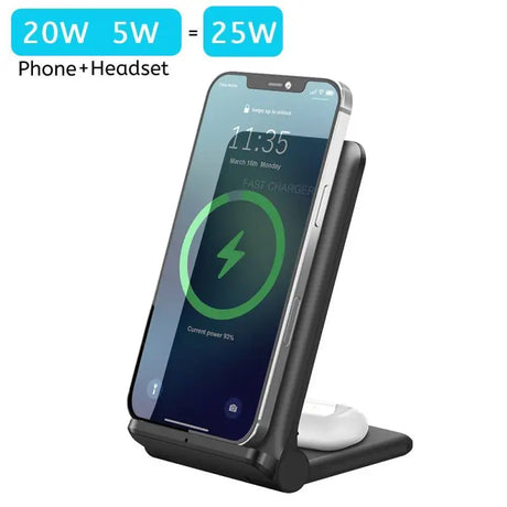 an image of a phone with a charging dock attached to it