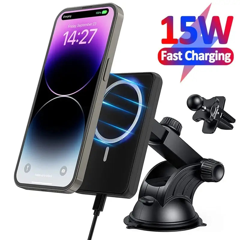 an image of a car phone holder with a car charger