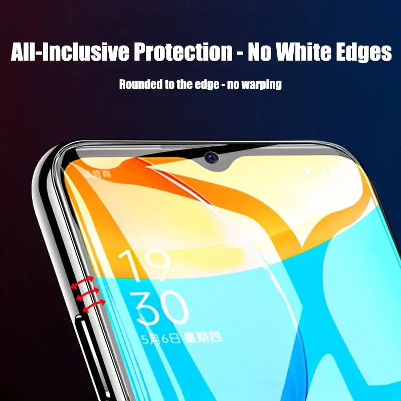 an image of a phone with the text,’an inclusive protection - white edges ’