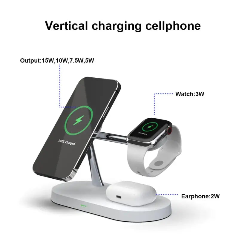 an image of the charging station with the charging station attached