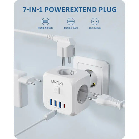 An image of a white wall charger with a usb cable