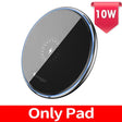an image of a wireless charger with the text only pay