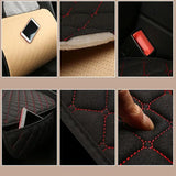 a col of images showing the different angles of the leather