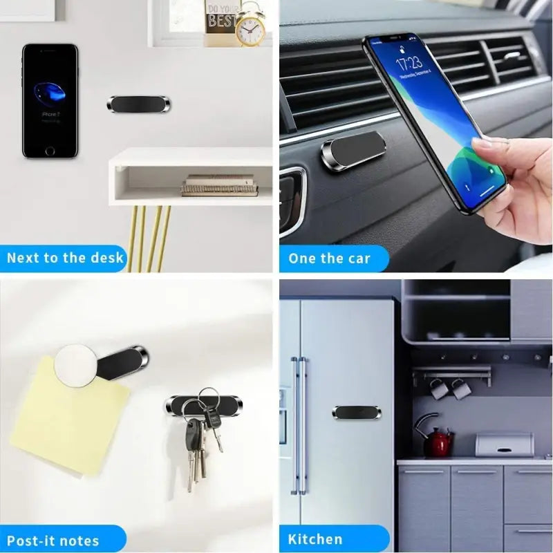 a col of photos showing various types of car accessories
