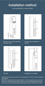Installation instructions for a device.