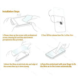 the instructions for the screen protector