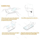 the instructions for the screen protector