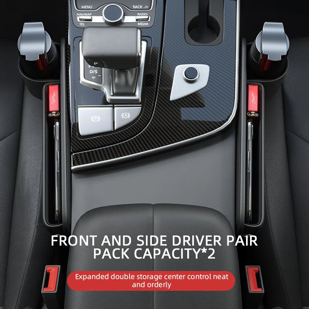 the interior of a car with the text, front and rear air vent