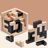 a wooden puzzle with a panda face on it