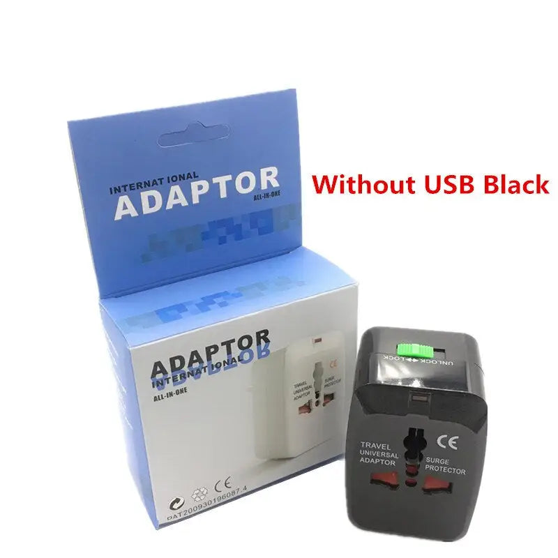 a close up of a box with a usb black adapter