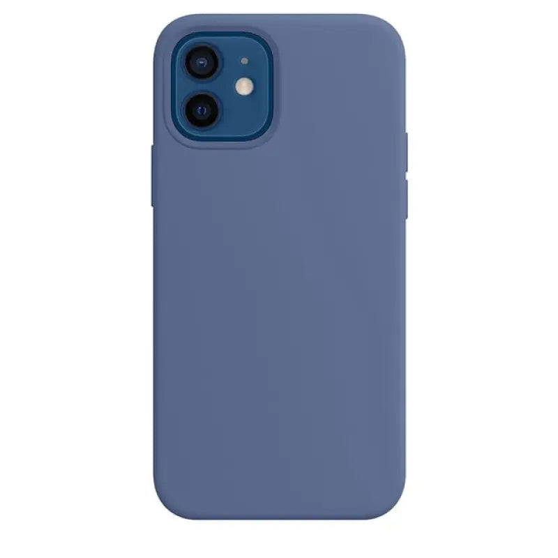 the back of the iphone 11 case in blue