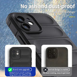 The iphone 11 case is shown with the camera attached to the back of the case